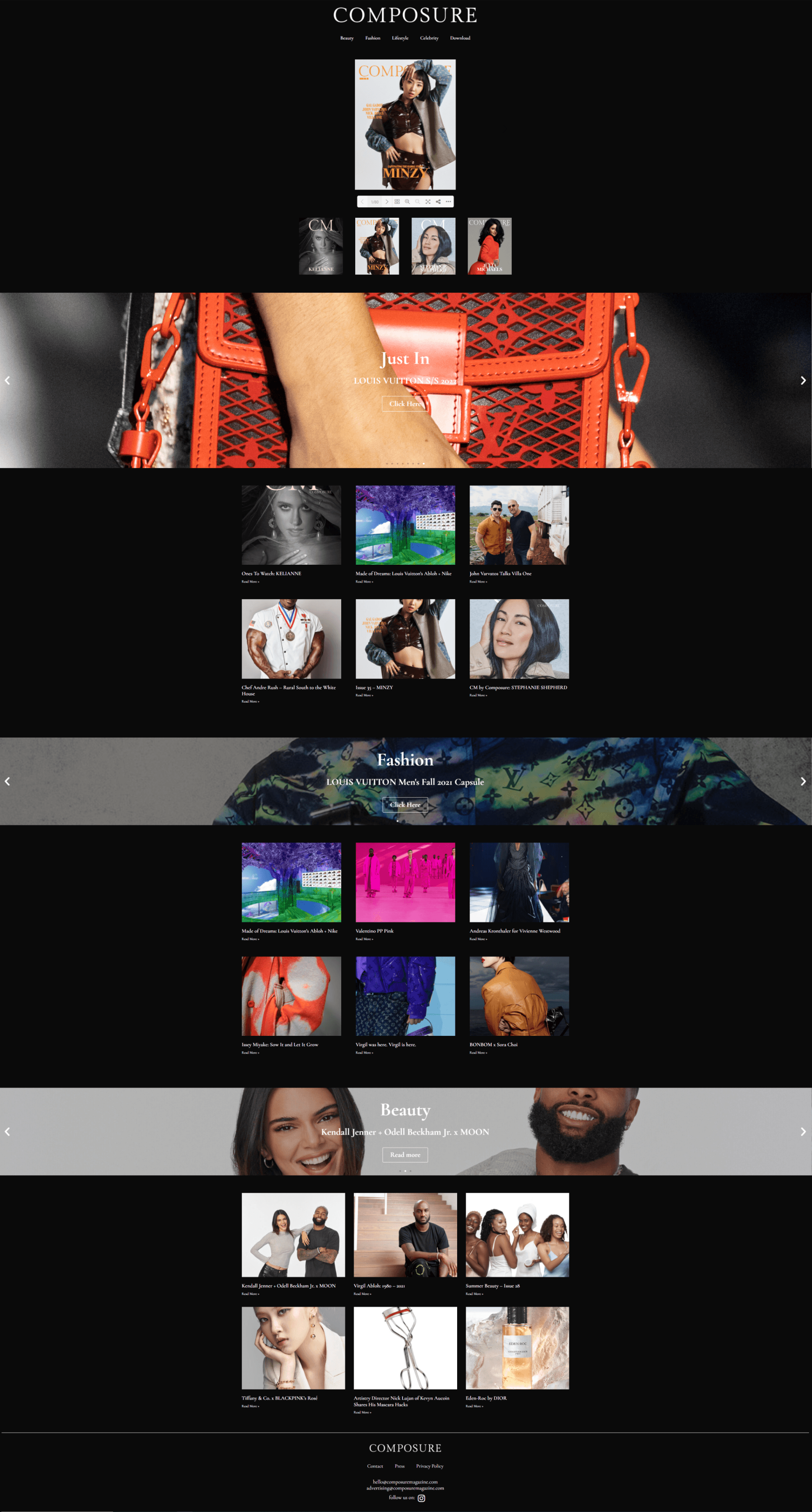 composure magazine image